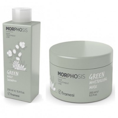 Framesi Morphosis Green Daily Shampoo 250ml/Mask 200ml Duo - PROMO